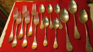 Redfield & Rice Lily Silverplate Lot- 14 pcs - Picture 1 of 3
