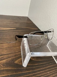 Marco de gafas Ray-Ban RB3516-004/71 de borde completo cuadrado de metal pulido para hombre - Imagen 1 de 6