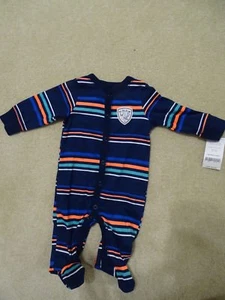 Carter's Infant  Boy's Footed Sleeper-Size 3 months-Smoke-free/Pet-free-NWT - Picture 1 of 4