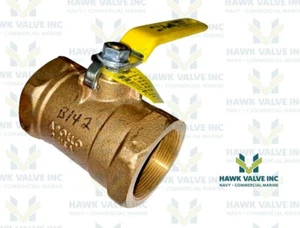 2" BRONZE 600 CWP THREADED 1-PIECE STANDARD PORT BALL VALVE APOLLO 9A-108-01 - Picture 1 of 8