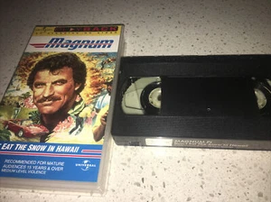 MAGNUM PI - DON'T EAT THE SNOW IN HAWAII - TV CLASSIC  RARE 1980 VHS VIDEO - Picture 1 of 1