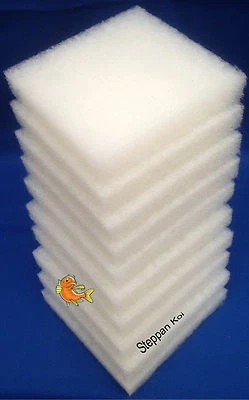 STEPPAN® 10 x Filterwatte 15 x 15 x 2,5 cm passend für Juwel Bioflow 8.0 Jumbo Standard