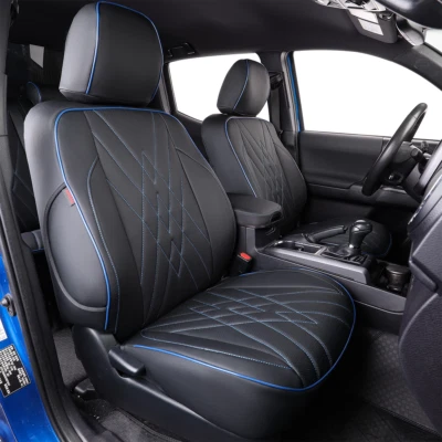 EKR Toyota Tacoma Seat Covers 2012-2025 Front/ Rear/ Full Set Leather Custom Fit - Image 1 of 4