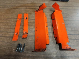 Case 222 Lawn Tractor Hydraulic Reservoir Supports & Heat Exchnager Brackets - Picture 1 of 8