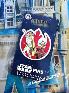 Pin de lanzamiento limitado Ahsoka Tano Day Padme LR 2024 parques Disney Star Wars - Imagen 1 de 1