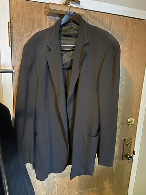 Donna Karan 👉Talla real 44L Hombre Blazer Lana 3 Botones Chaqueta Deportiva Foto 1 de 4