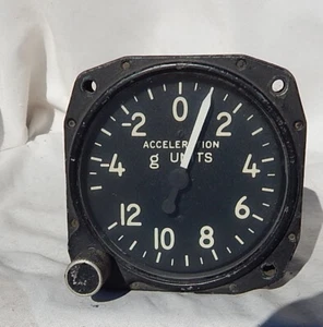 Instrumento indicador medidor USN Grumman F6F Hellcat piloto de combate tipo G - Imagen 1 de 4