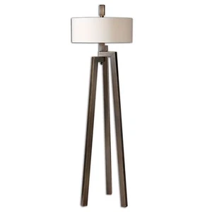 Boutique Modern Bronze Tripod Floor Lamp | Neiman Marcus Contemporary Elegant - Picture 1 of 2