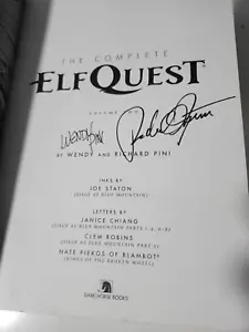 The Complete Elfquest Vol 2 di Wendy Pini (Inglese) Libro tascabile - AUTOGRAFO - Foto 1 di 5