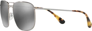 Prada Sonnenbrille PR52TS 5AV7W1 silbergrau quadratisches Metallgestell - Bild 1 von 3