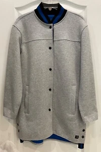 MPG Sport Womens Coat Jacket Size M Gray Blue 195 - Imagen 1 de 10