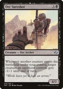 MTG UC FOIL FRF: FATE REFORGED - NM- ORC SURESHOT 078/185 - Picture 1 of 1