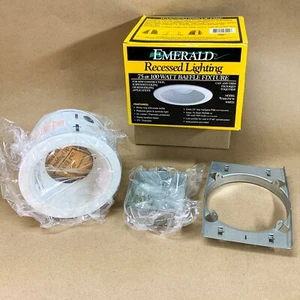 Emerald P300-TW-W Recessed Lighting 75-100 Watt Baffle Fixture (White) - Picture 1 of 15
