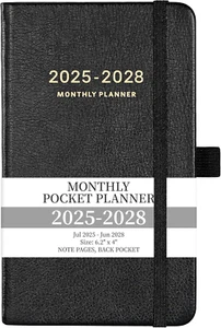 2025-2028 Pocket Planner - 3 Year Monthly Planner, Jul.2025 - Jun.2028, 6.2" X 4 - Picture 1 of 12