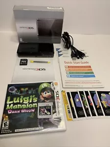 Nintendo 3ds Console System Bundle - Black - Ready To Play - Picture 1 of 12