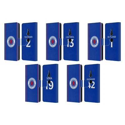 OFFICIAL RANGERS FC 2023/24 PLAYERS HOME KIT LEATHER BOOK CASE FOR SONY PHONES 1 - Image 1 of 4