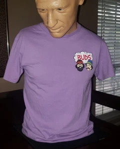 Cheech And Chong Buds Short Sleeve T-shirt Mens Lavender - Picture 1 of 4
