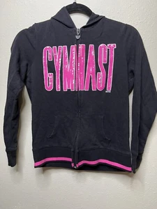 Girls Size 12 Justice Gymnast Zip Hoodie - Picture 1 of 2