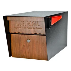 Mail Boss Post Mount Mailbox High Security Reinforced Patented Locking System - Picture 1 of 12