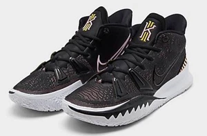 Nike Kyrie 7 Schwarz Gelb Pink CQ9326 Größe UK 3,5 - Bild 1 von 3