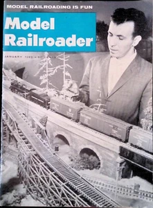 MODEL RAILROADER Magazine January 1962 Go West on the Maywood Central - Picture 1 of 3