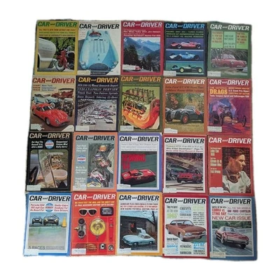 Vtg 1961-65 Car & Driver Magazines Lot  (20) Issues#003 - Image 1 of 4