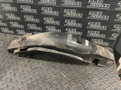 1984 Honda CB 125 CB125 S rear inner fender mud guard black plastic - Image 1 of 4