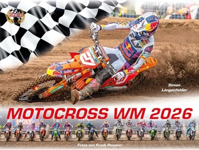 MOTORSPORT-BILD-VERLAG Motocross WM Kalender 2026 MXGP MX1 MX2 Längenfelder Herlings Koch Flanderen