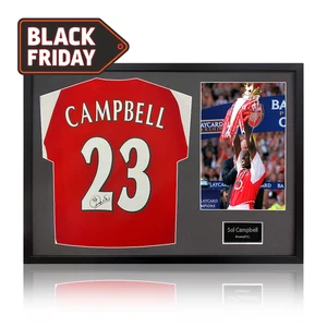 Sol Campbell Signed Arsenal Shirt Classic Frame - Picture 1 of 5