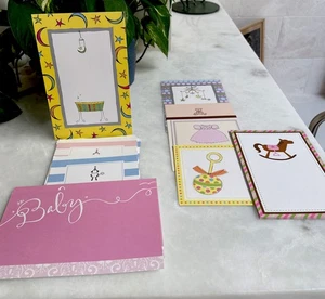 35 Assorted Baby Announcement /Invite Cards Only - Printable 5 1/2 by 8 1/2" s - Picture 1 of 5