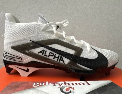 Chuteiras de futebol Nike Alpha Menace 4 Elite largas HF5107–101 brancas masculinas tamanho 11 - Imagem 1 de 4