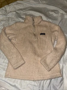 Patagonia Style # 25235 Los Gatos 1/4 Zip Sherpa Fleece Pullover Women's Small - Picture 1 of 8