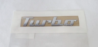 Emblema VW Beetle Turbo para puerta levadiza trasera cromada logotipo genuino OEM Foto 1 de 3