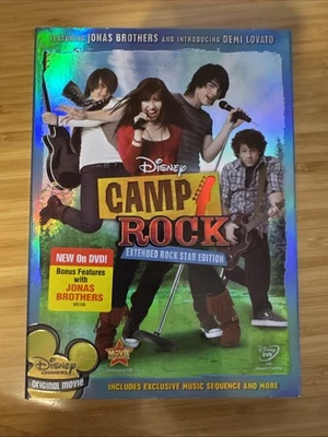 Camp Rock (Extended Rock Star Edition) (DVD, 2008) Brand New With  Slipcover Foto 1 de 2