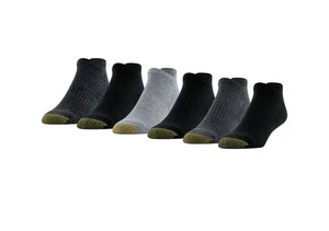 Calcetines GOLDTOE Edition para hombre cojín no show tab, paquete de 6 - Imagen 1 de 9