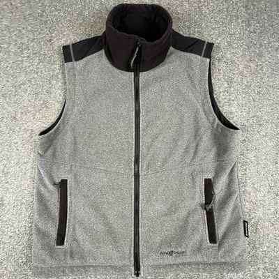 Cabelas Vest Mens Medium Gray Fleece WindShear Thinsulate Outdoor Zip Hunting - Image 1 of 4