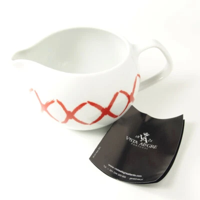 Vista Alegre Casa Alegre Rosso Porcelana Crema/Jarra de Leche, Portugal, Nueva Sin Caja Foto 1 de 4