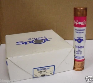 New Lot Shawmut TRS40R Amp Fuses Smart Spot FRS R 40 600V NIB  - Picture 1 of 2