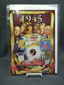 1945 Flickback DVD Greeting Card Birthday - Imagen 1 de 2