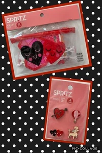 Spritz Bastelset Filz weich Deko Herzen Pins Set Geschenkset ❤️❤️ Valentinstag - Bild 1 von 5