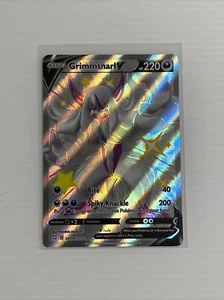 Pokemon Shining Fates Shiny Grimmsnarl V Full Art Holo Rare SV116/SV122 M/NM - Picture 1 of 2
