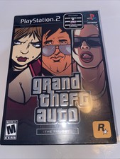Grand Theft Auto The Trilogy Vice, San Andreas, III - PlayStation 2 New