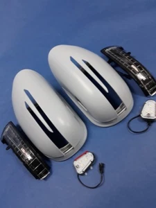 TWO ARROW LED UNPAINTED DOOR MIRROR COVERS 2002-2005 MERCEDES BENZ W220 S-CLASS - Bild 1 von 12