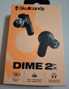 Auriculares internos inalámbricos Skullcandy Dime 2 XT negros NUEVO - Imagen 1 de 9