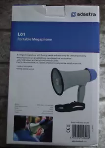 ADASTRA COMPACT HAND HELD MEGAPHONE with SIREN 10 WATT MAX OUTPUT 952.004 - Picture 1 of 6
