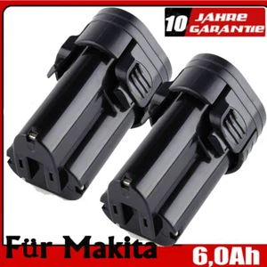 2x Für Makita Akku Original BL1013 10.8V 6,0AH Li-Ion Ersatzakku BL1014 194550-6 - Bild 1 von 22