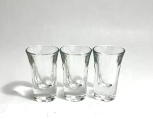 3 Vintage Anchor Hocking Shot Glasses Shooters Weighted Base - Picture 1 of 4
