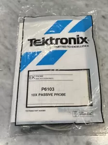 New TEKTRONIX OSCILLOSCOPE PROBES P6103 50 MHz P6105 10X 3 METER - Picture 1 of 3