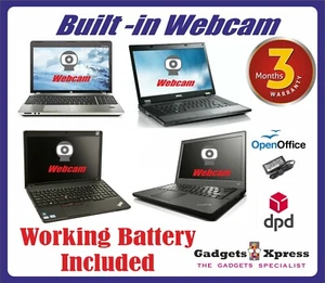 CHEAP Laptop Windows10 Dual Core 4GB RAM 160GB Office Warranty WIRELESS WEBCAM - Picture 1 of 7
