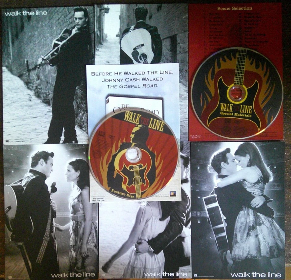 Walk the Line (Collectors Ed) 2 DISCS, 5 POSTCARDS, INSERT, PRINTED AD *no case* - Image 1 of 1